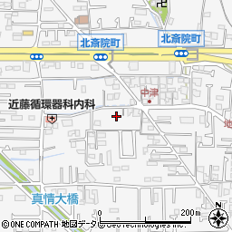 愛媛県松山市北斎院町410周辺の地図