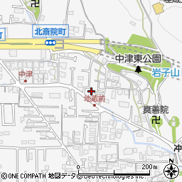 愛媛県松山市北斎院町385-2周辺の地図