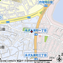 セブンイレブン八幡永犬丸東町店周辺の地図
