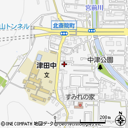 愛媛県松山市北斎院町1141周辺の地図
