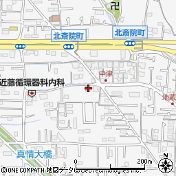 愛媛県松山市北斎院町411-1周辺の地図