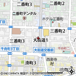 愛媛県松山市大街道1丁目4-13周辺の地図