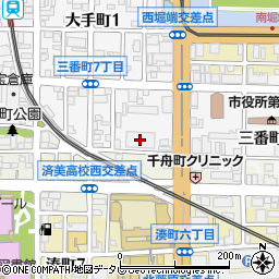 西日本電信電話三番町ビル周辺の地図