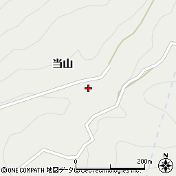 徳島県那賀郡那賀町当山田ノ久保周辺の地図