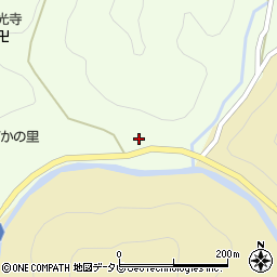 徳島県那賀郡那賀町平野東原周辺の地図