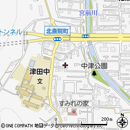 愛媛県松山市北斎院町1145周辺の地図