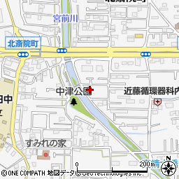 愛媛県松山市北斎院町476周辺の地図