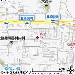愛媛県松山市北斎院町403周辺の地図