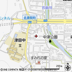 愛媛県松山市北斎院町1145-5周辺の地図