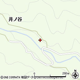徳島県那賀郡那賀町井ノ谷下日浦41周辺の地図