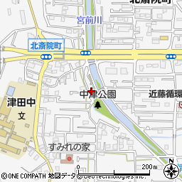 愛媛県松山市北斎院町1156周辺の地図