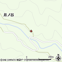 徳島県那賀郡那賀町井ノ谷下日浦37周辺の地図