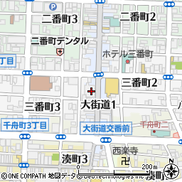 愛媛県松山市大街道1丁目4-15周辺の地図