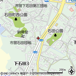 福岡県北九州市小倉南区石田町9周辺の地図