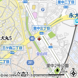 ガスト永犬丸店周辺の地図