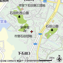 福岡県北九州市小倉南区石田町11周辺の地図