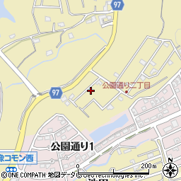福岡県宗像市池田3549周辺の地図