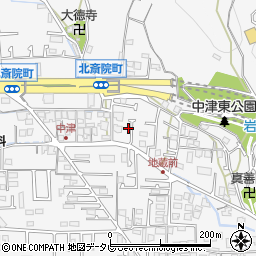 愛媛県松山市北斎院町388周辺の地図