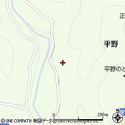 徳島県那賀郡那賀町平野周辺の地図