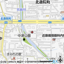 愛媛県松山市北斎院町479-9周辺の地図