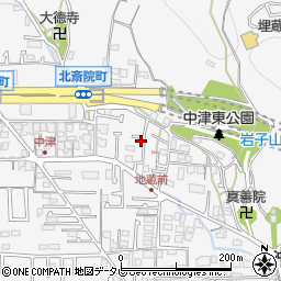 愛媛県松山市北斎院町385-8周辺の地図