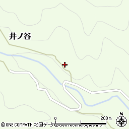 徳島県那賀郡那賀町井ノ谷下日浦38周辺の地図