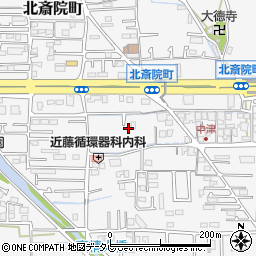 愛媛県松山市北斎院町490周辺の地図