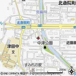 愛媛県松山市北斎院町1156-19周辺の地図