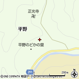 徳島県那賀郡那賀町平野妙見前周辺の地図