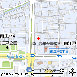 ＴＯＴＯ松山ショールーム周辺の地図