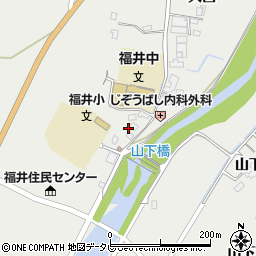 徳島県阿南市福井町大西186周辺の地図