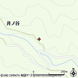 徳島県那賀郡那賀町井ノ谷下日浦36周辺の地図