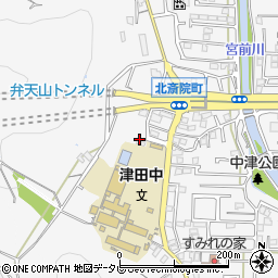 愛媛県松山市北斎院町1257周辺の地図