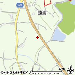 福岡県福津市勝浦822-3周辺の地図