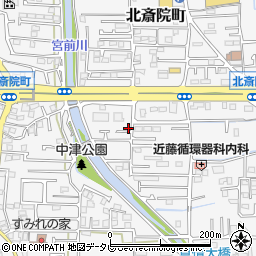 愛媛県松山市北斎院町479-3周辺の地図