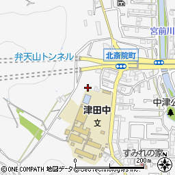 愛媛県松山市北斎院町1268周辺の地図