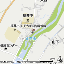 徳島県阿南市福井町大西182周辺の地図
