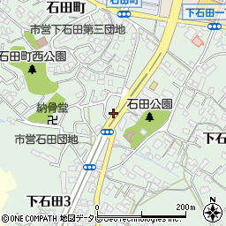 福岡県北九州市小倉南区石田町8周辺の地図