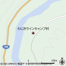 わじきライン林間キャンプ村周辺の地図