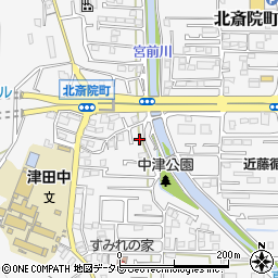 愛媛県松山市北斎院町1156-16周辺の地図