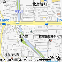 愛媛県松山市北斎院町479周辺の地図
