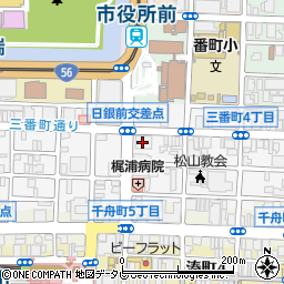 プルデンシャル生命保険株式会社松山支社周辺の地図