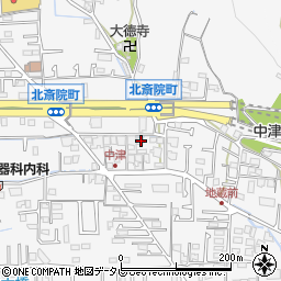愛媛県松山市北斎院町395周辺の地図