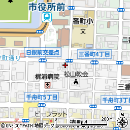 読売新聞松山支局周辺の地図