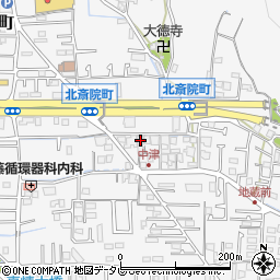 愛媛県松山市北斎院町401周辺の地図