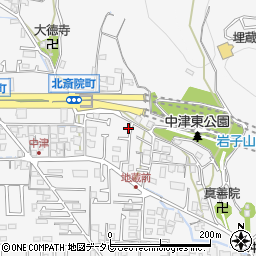 愛媛県松山市北斎院町380周辺の地図