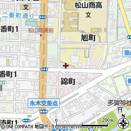 愛媛県行政書士会周辺の地図