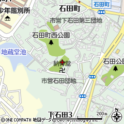 福岡県北九州市小倉南区石田町12周辺の地図