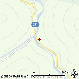 徳島県那賀郡那賀町西納つづら口周辺の地図