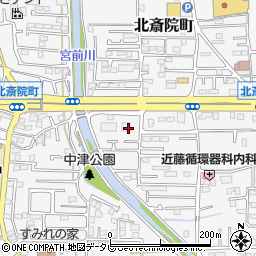 愛媛県松山市北斎院町480周辺の地図